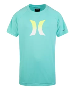 Boys 8-20 Hurley UPF 50+ H2O-Dri Ombre Logo Swim Top -jumping beans shop 3513286 Tropical Twist