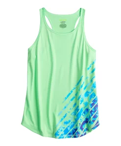Girls 7-16 Tek Gear® Graphic Tank Top in Regular & Plus Size -jumping beans shop 4888286 Green Camo Placement