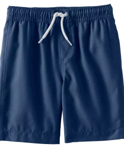Boys 2-20 Lands' End Solid Swim Trunks
