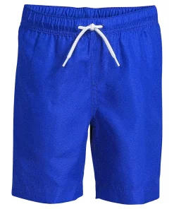 Boys 2-20 Lands' End Solid Swim Trunks -jumping beans shop 4901930 Electric Blue