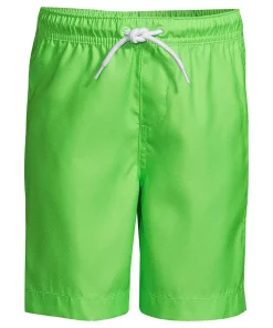 Boys 2-20 Lands' End Solid Swim Trunks -jumping beans shop 4901930 Green Gecko Neon