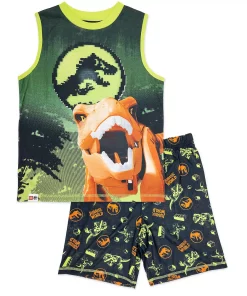 Boys 4-12 LEGO Jurassic World Tank & Shorts Pajama Set