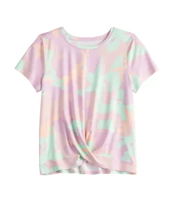 Girls 7-16 Tek Gear® Soft Tek Twist Hem Tee in Regular & Plus