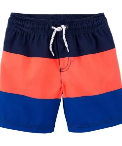 Toddler Boy Carter's Carter's Colorblock Swim Trunks