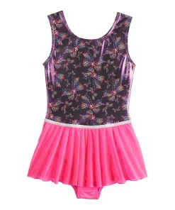 Girls 4-14 Jacques Moret Glossy Bows Skirtall