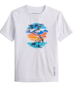 Boys 4-7 ZeroXposur Graphic UPF Swim Top