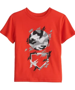 Toddler Boy Jumping Beans® Active Graphic Tee -jumping beans shop 5195966 Baseball Red