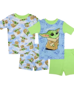 Boys 6-12 Star Wars The Mandalorian Grogu aka Baby Yoda Follow Tops & Shorts Pajama Set