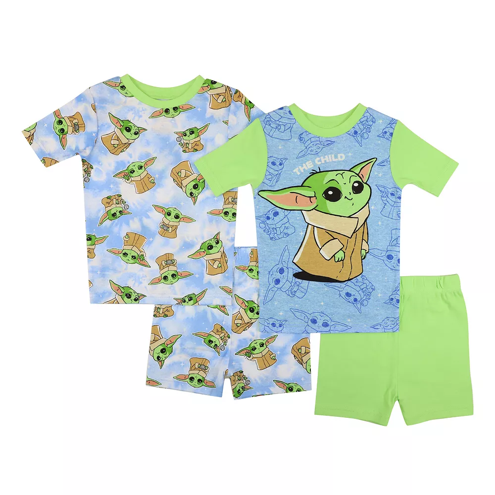 Boys 6-12 Star Wars The Mandalorian Grogu aka Baby Yoda Follow Tops & Shorts Pajama Set 1 Boys 6-12 Star Wars The Mandalorian Grogu aka Baby Yoda Follow Tops & Shorts Pajama Set