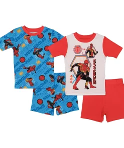 Boys 4-10 Spider-Man Spidey Rocks Tops & Shorts Pajama Set