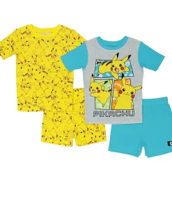 Boys 6-12 Pokemon Pika Overload Tops & Shorts Pajama Set