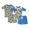 Boys 4-10 Avengers Team Heroes Tops & Shorts Pajama Set