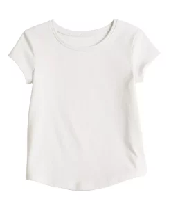 Girls 4-12 Jumping Beans® Essential Crewneck Tee -jumping beans shop 5239494 Ivory