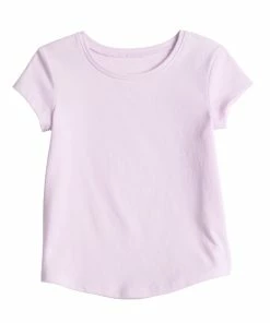Girls 4-12 Jumping Beans® Essential Crewneck Tee -jumping beans shop 5239494 Lavender