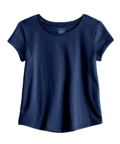 Girls 4-12 Jumping Beans® Essential Crewneck Tee -jumping beans shop 5239494 River Navy