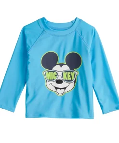 Disney's Mickey Mouse Toddler Boy Adaptive Rash Guard Top by Jumping Beans®