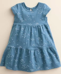Baby & Toddler Girl Little Co. by Lauren Conrad Organic Short-Sleeve Tiered Dress