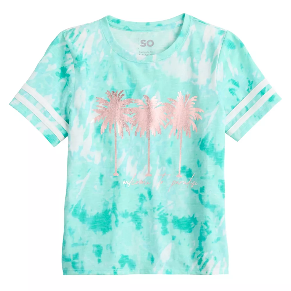 Girls 6-20 SO® Favorite Boxy Graphic Tee in Regular & Plus 8 Girls 6-20 SO® Favorite Boxy Graphic Tee in Regular & Plus - Image 8