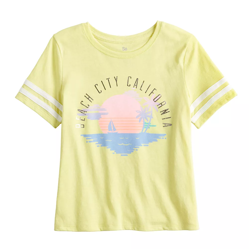 Girls 6-20 SO® Favorite Boxy Graphic Tee in Regular & Plus 7 Girls 6-20 SO® Favorite Boxy Graphic Tee in Regular & Plus - Image 7