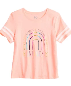 Girls 6-20 SO® Favorite Boxy Graphic Tee in Regular & Plus