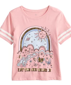Girls 6-20 SO® Favorite Boxy Graphic Tee in Regular & Plus 12 Girls 6-20 SO® Favorite Boxy Graphic Tee in Regular & Plus -jumping beans shop 5274724 Sun Shine
