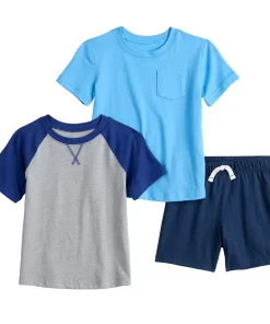 Toddler Boy Jumping Beans® Essential Tees & Shorts 3-Pack Set