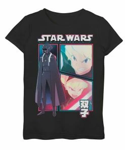 Girls 7-16 Star Wars Visions Twins Comic Poster Graphic Tee