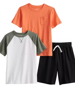 Boys 4-8 Jumping Beans® Tees & Shorts 3-Piece Set