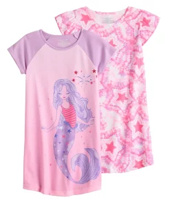 Girls 4-16 Cuddl Duds® 2-Pack Nightgowns Set