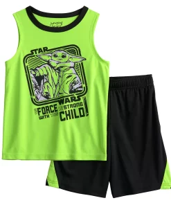 Boys 4-8 Jumping Beans® Active Muscle Tank Top & Shorts Set