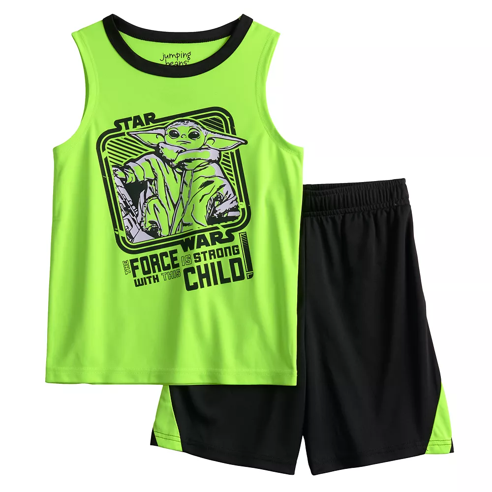 Boys 4-8 Jumping Beans® Active Muscle Tank Top & Shorts Set 1 Boys 4-8 Jumping Beans® Active Muscle Tank Top & Shorts Set