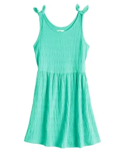 Girls 7-20 SO® Knot Strap Babydoll Dress in Regular & Plus Size