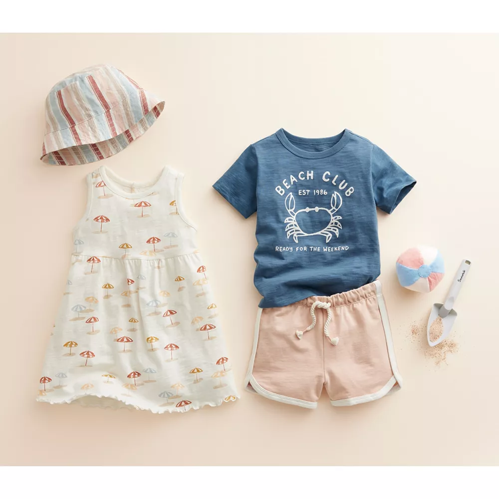 Baby & Toddler Girl Little Co. by Lauren Conrad Organic Lettuce-Edge Tank Dress 5 Baby & Toddler Girl Little Co. by Lauren Conrad Organic Lettuce-Edge Tank Dress - Image 5