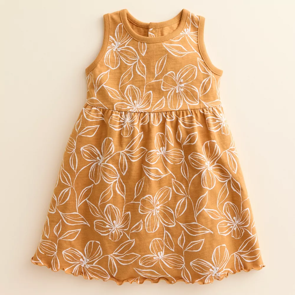 Baby & Toddler Girl Little Co. by Lauren Conrad Organic Lettuce-Edge Tank Dress 1 Baby & Toddler Girl Little Co. by Lauren Conrad Organic Lettuce-Edge Tank Dress