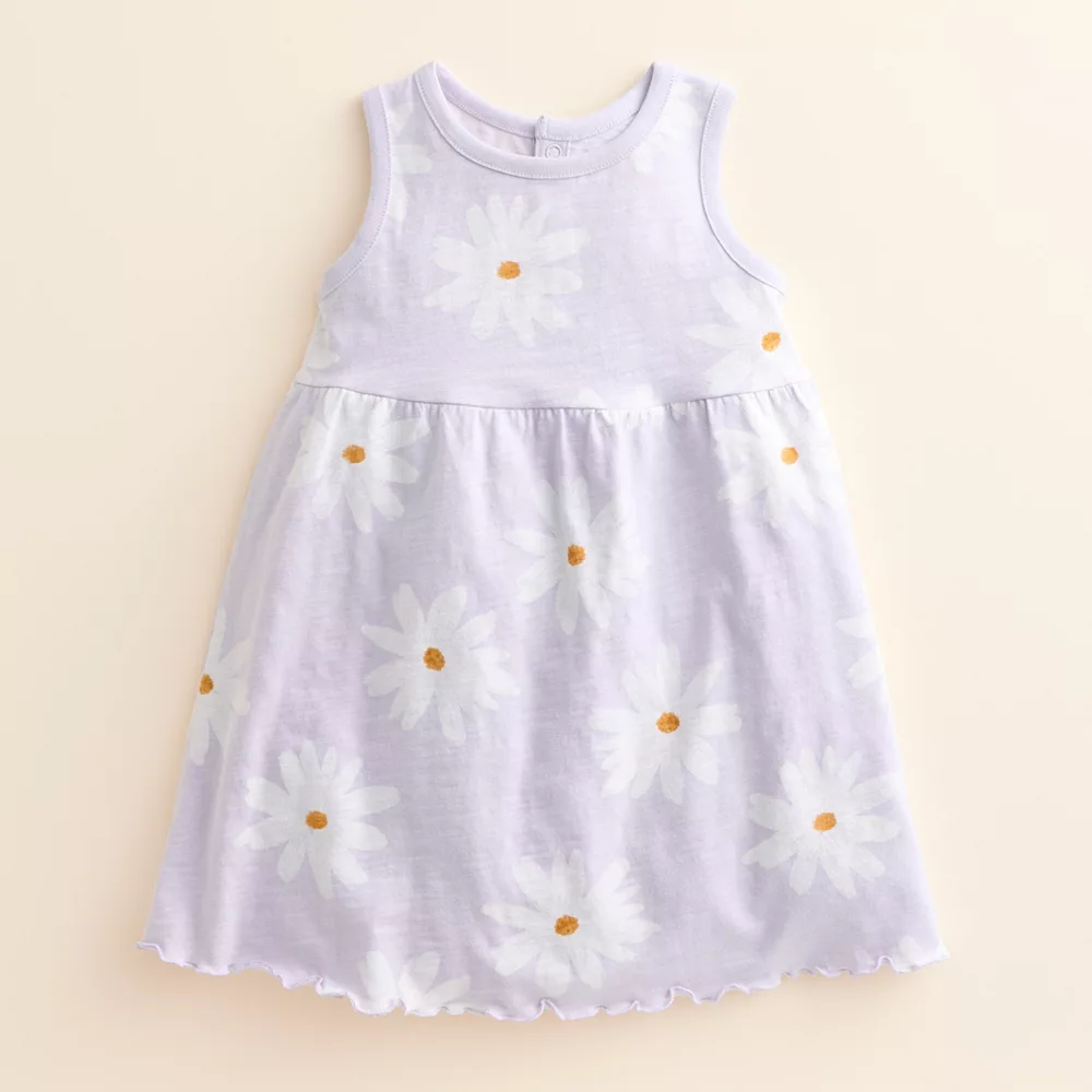 Baby & Toddler Girl Little Co. by Lauren Conrad Organic Lettuce-Edge Tank Dress 3 Baby & Toddler Girl Little Co. by Lauren Conrad Organic Lettuce-Edge Tank Dress - Image 3