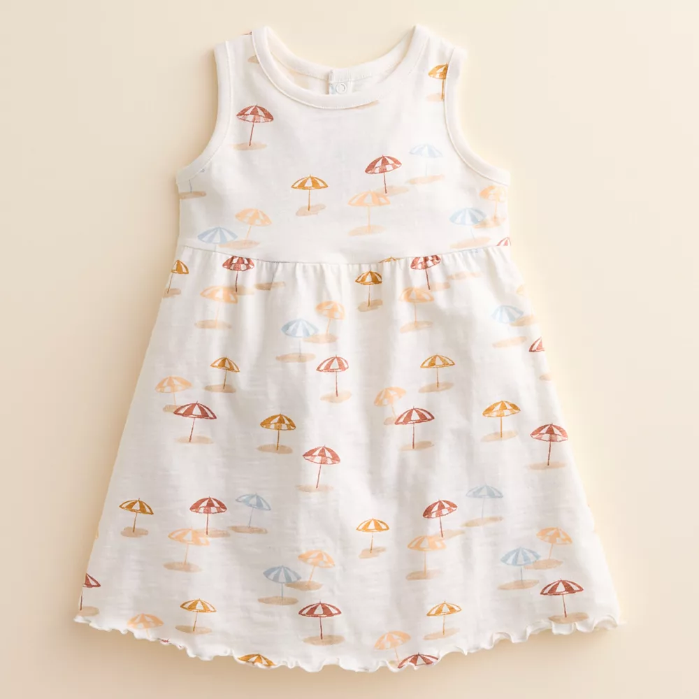 Baby & Toddler Girl Little Co. by Lauren Conrad Organic Lettuce-Edge Tank Dress 2 Baby & Toddler Girl Little Co. by Lauren Conrad Organic Lettuce-Edge Tank Dress - Image 2