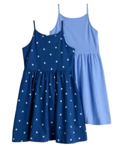 Toddler Girl Jumping Beans® 2-Pack Spaghetti Strap Tank Dresses