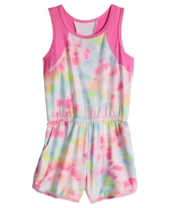 Girls 4-12 Jumping Beans® Active Printed Romper