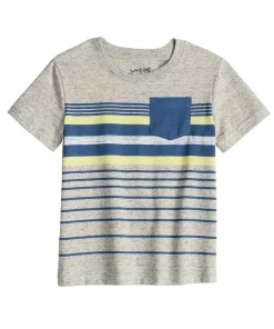 Toddler Boy Jumping Beans® Texture Stripe Pocket Tee