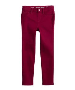 Girls 4-12 Jumping Beans® Adventure Denim Jeggings 12 Girls 4-12 Jumping Beans® Adventure Denim Jeggings -jumping beans shop 5591736 Burgundy