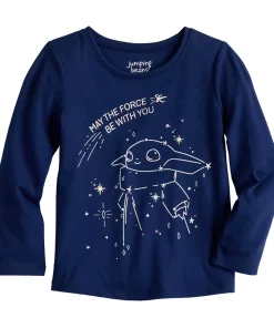 Toddler Girl Jumping Beans® Star Wars The Mandalorian Adaptive Sensory, Easy Dressing, & Abdominal Access Graphic Tee