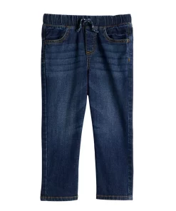 Toddler Boy Jumping Beans® Pull-On Denim Pants -jumping beans shop 5592865 Dark Wash