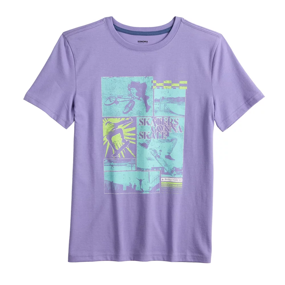 Kids 8-20 Sonoma Goods For Life® Everday Graphic Tee in Regular & Husky 2 Kids 8-20 Sonoma Goods For Life® Everday Graphic Tee in Regular & Husky - Image 2