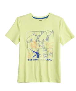 Kids 8-20 Sonoma Goods For Life® Everday Graphic Tee in Regular & Husky 15 Kids 8-20 Sonoma Goods For Life® Everday Graphic Tee in Regular & Husky -jumping beans shop 5613674 Reel Deal Green