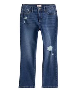 Girls 6-20 SO® Favorite Straight Leg Ankle Jeans in Regular & Plus