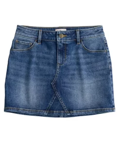 Girls 6-20 SO® Favorite Denim Skirt in Regular & Plus Size