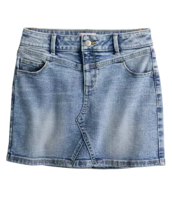 Girls 6-20 SO® Denim Skirt in Regular & Plus Size