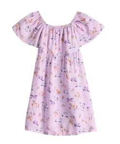 Toddler Girl Jumping Beans® Flutter-Sleeve Dress -jumping beans shop 5621722 Unicorn Purple