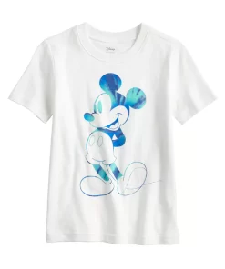 Toddler Boy Disney Mickey Mouse Adaptive Abdominal Access Double Layer Graphic Tee by Jumping Beans®