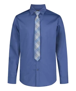 Boys 8-20 Van Heusen Button-Up Shirt & Tie Set